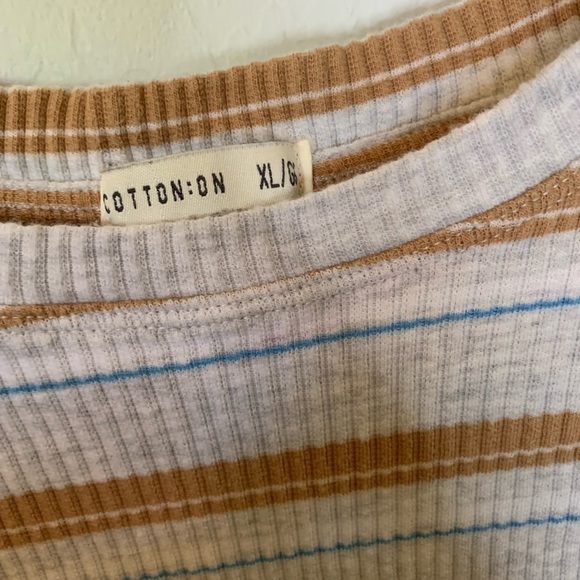 Cotton On | Ribbed Striped Tee Size XL - Picture 2 of 2